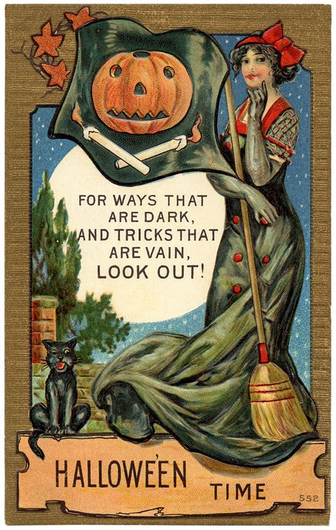 Old Fashioned Free Vintage Halloween Printables